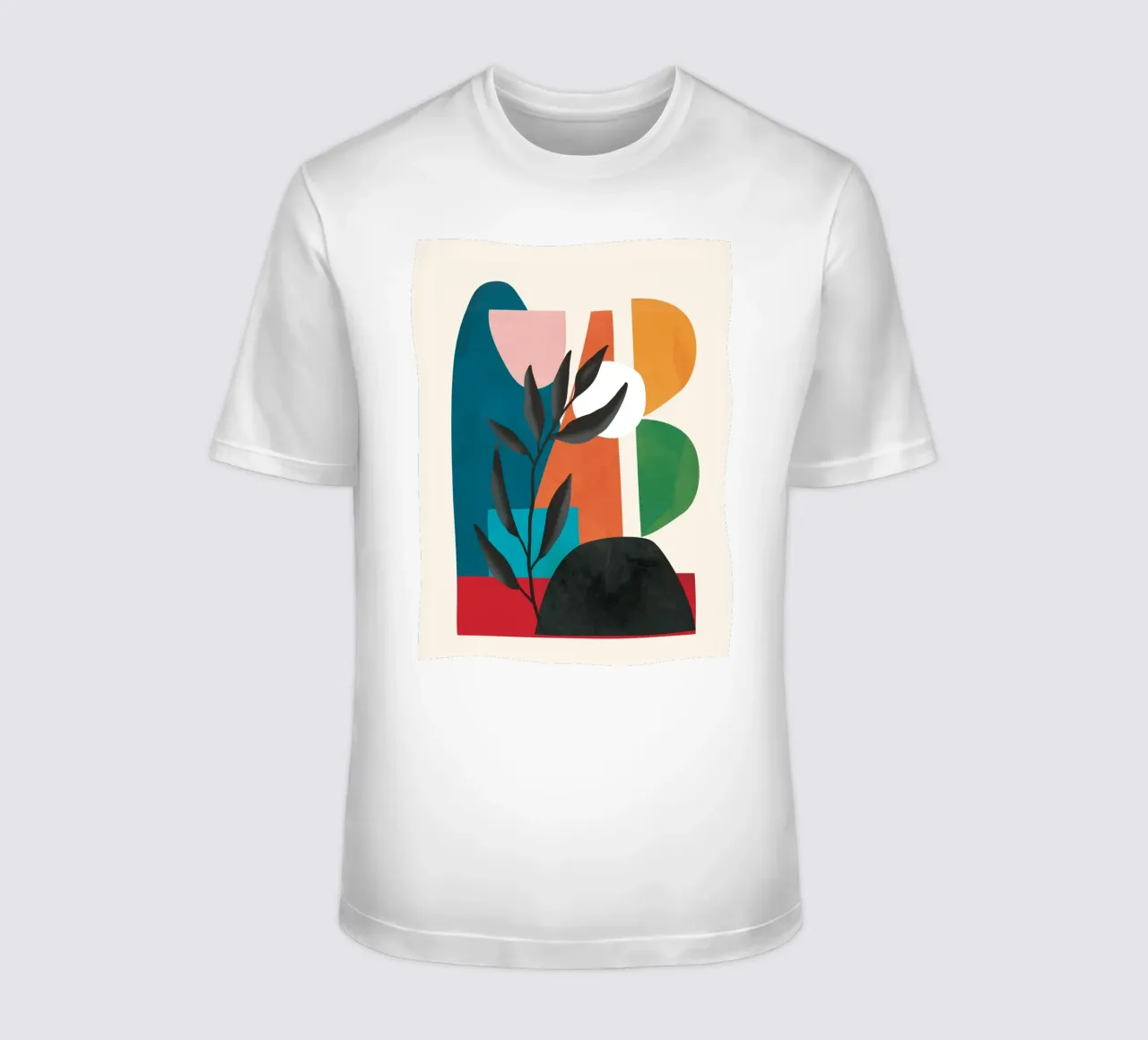 Abstract Minimal Shapes 53 t-shirt da Flow Line