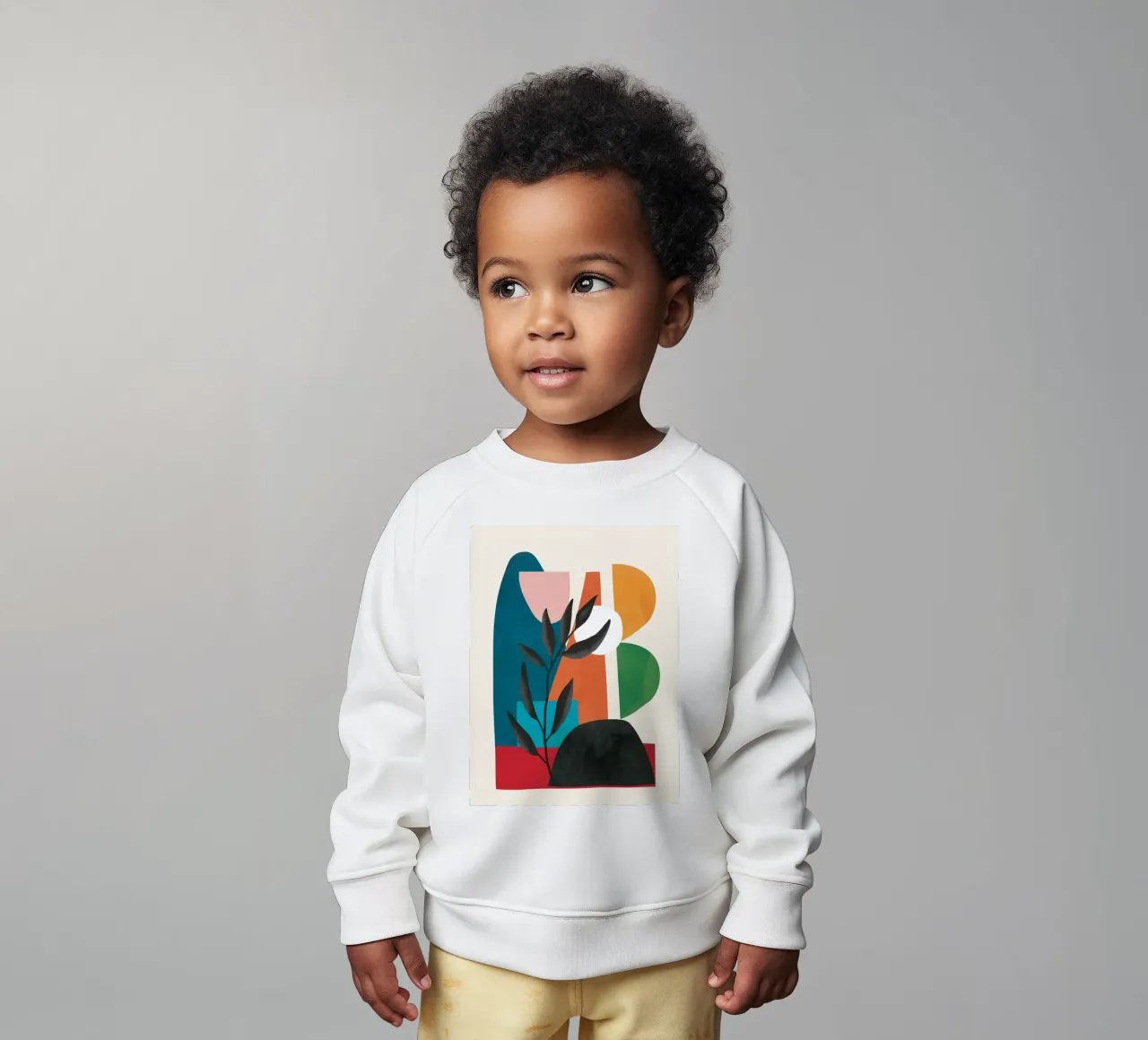 Abstract Minimal Shapes 53 felpa neonato da Flow Line