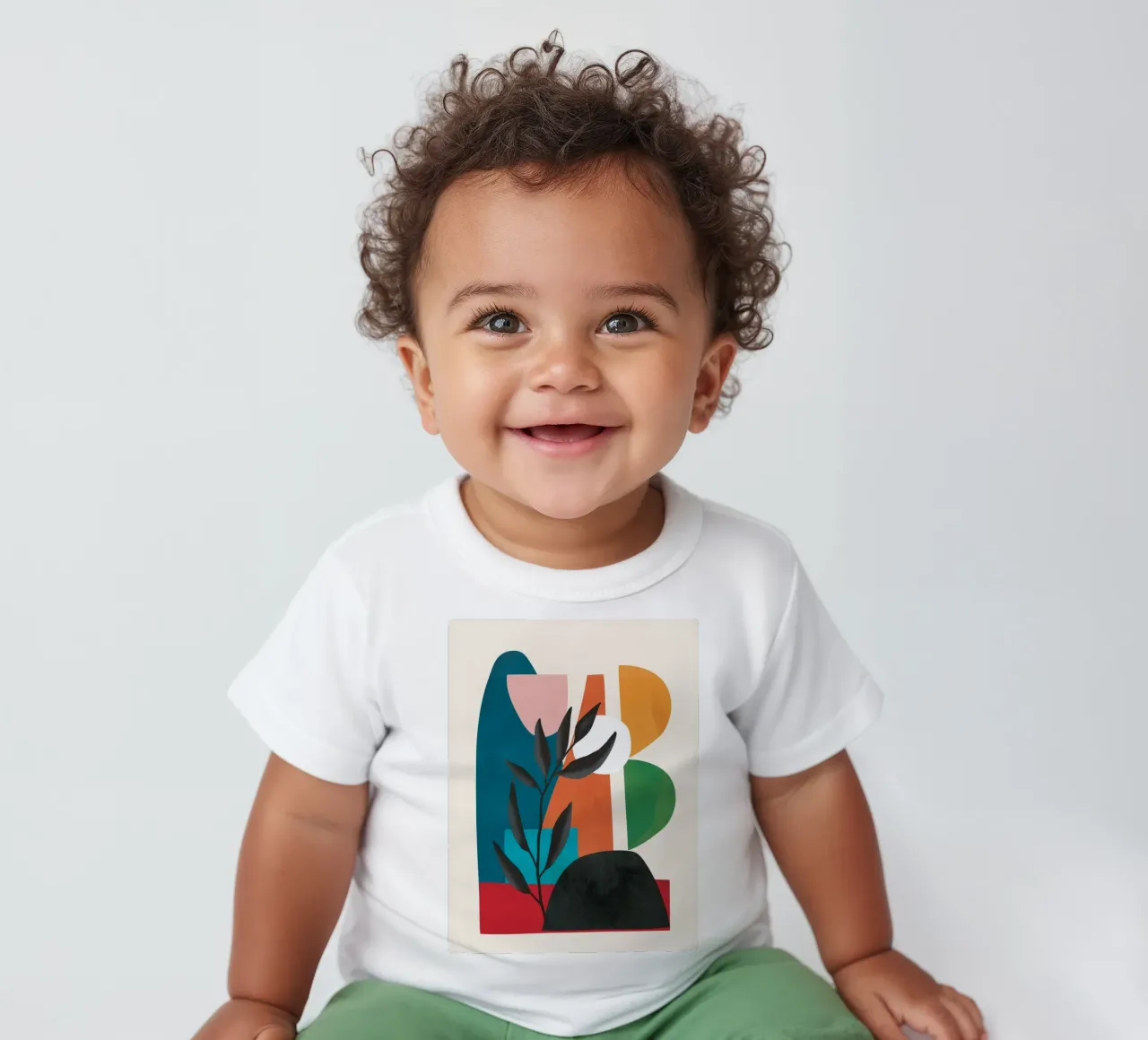 Abstract Minimal Shapes 53 camiseta de bebé de Flow Line