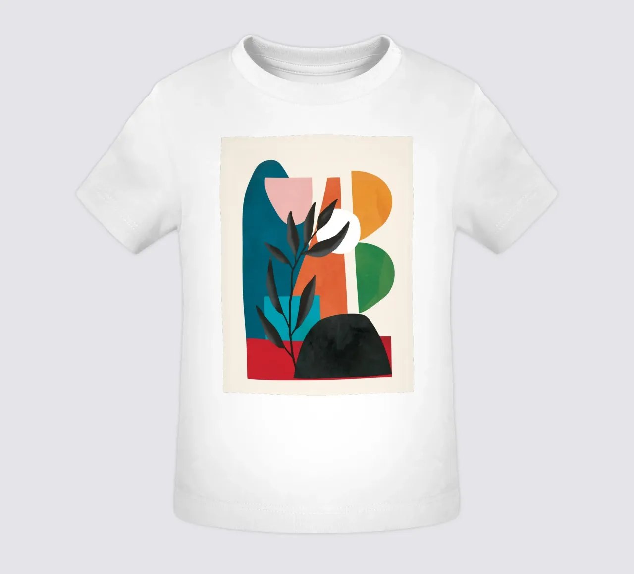 Abstract Minimal Shapes 53 camiseta de bebé de Flow Line