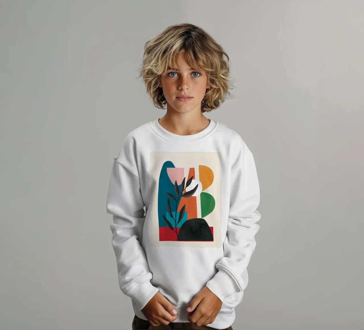 Abstract Minimal Shapes 53 sudadera para niño de Flow Line
