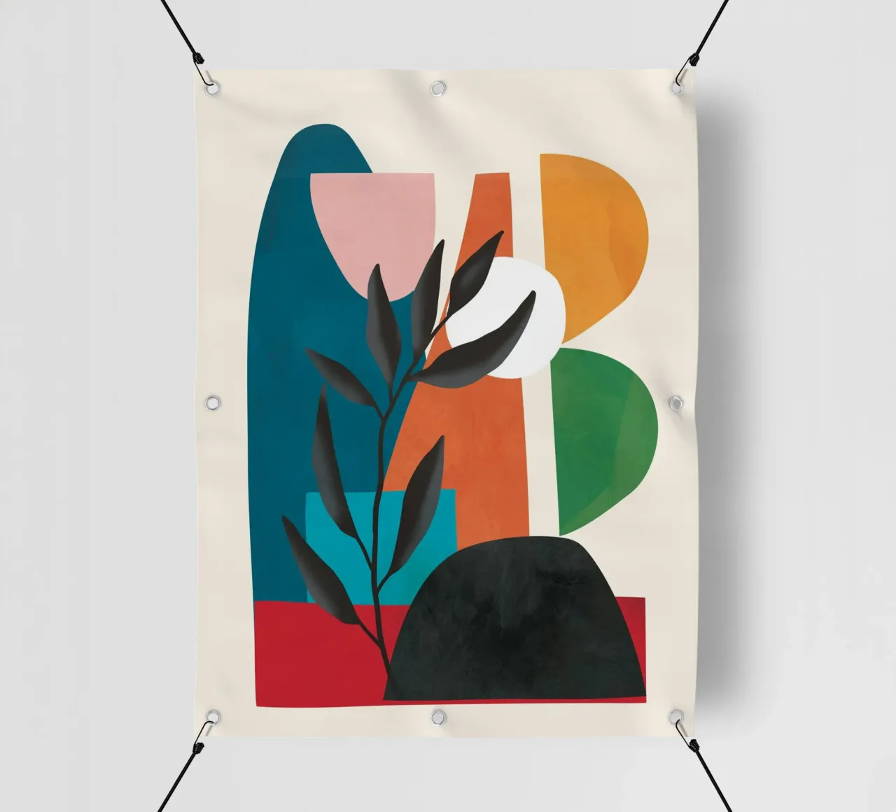 Abstract Minimal Shapes 53 telo in pvc da Flow Line