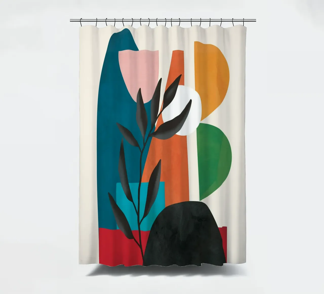 Abstract Minimal Shapes 53 tenda da doccia da Flow Line