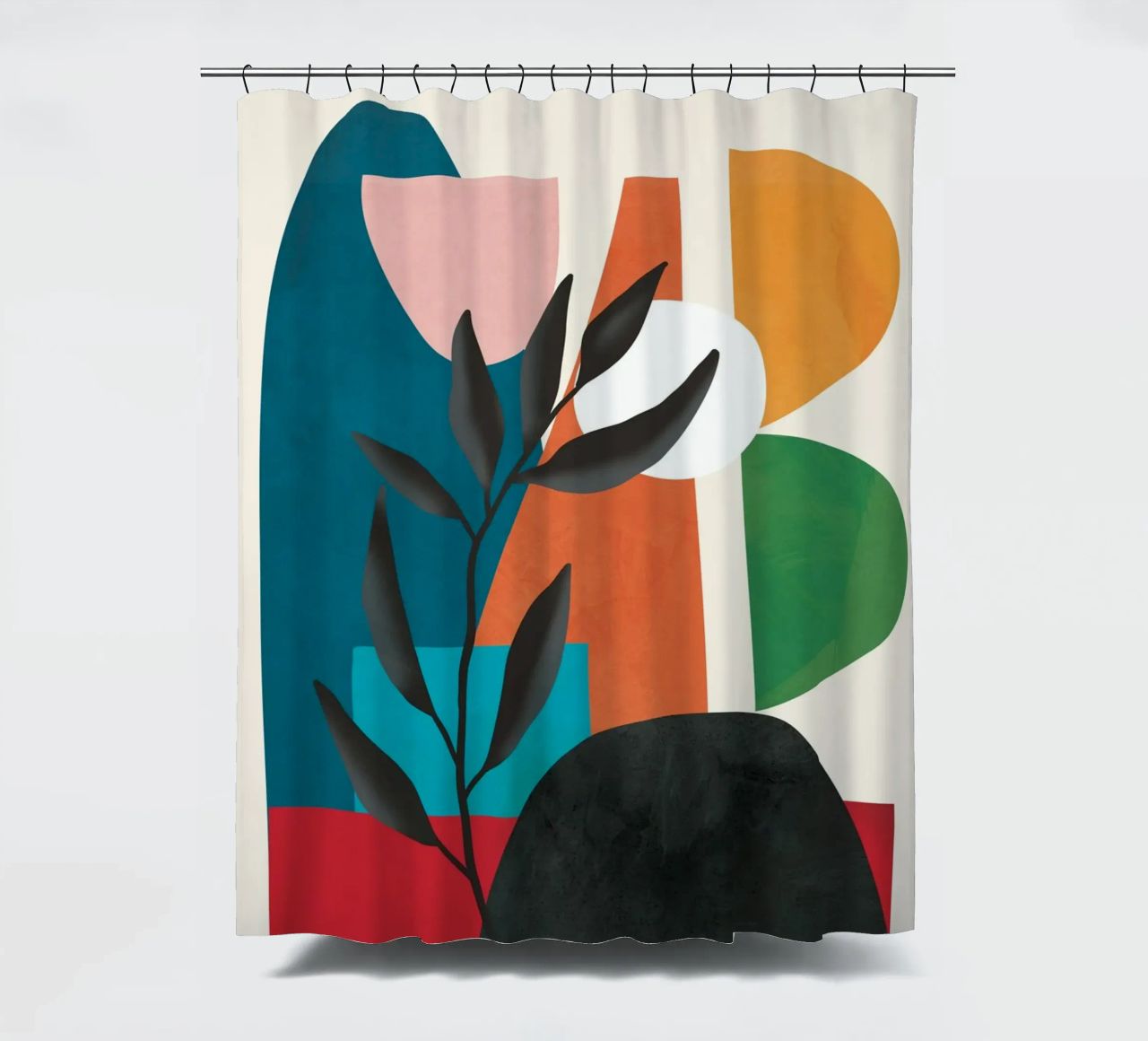 Abstract Minimal Shapes 53 tenda da doccia da Flow Line