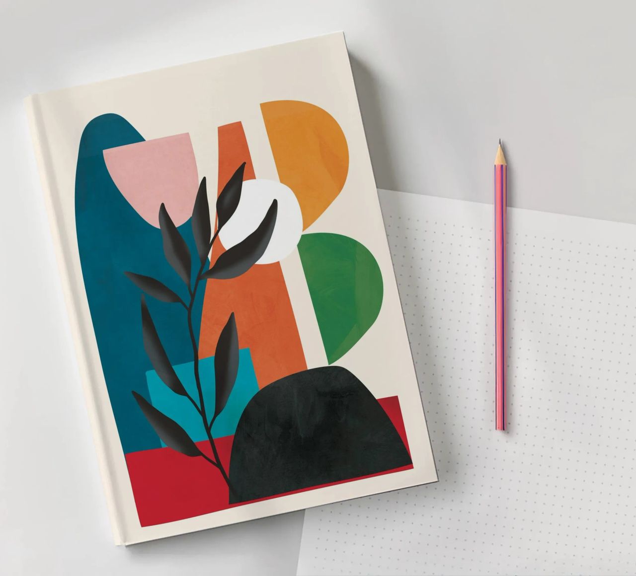 Abstract Minimal Shapes 53 notebook by Flow Line