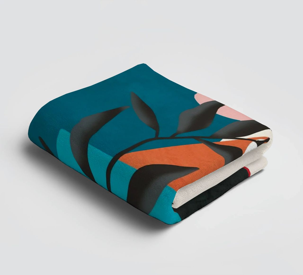Abstract Minimal Shapes 53 asciugamano da bagno da Flow Line