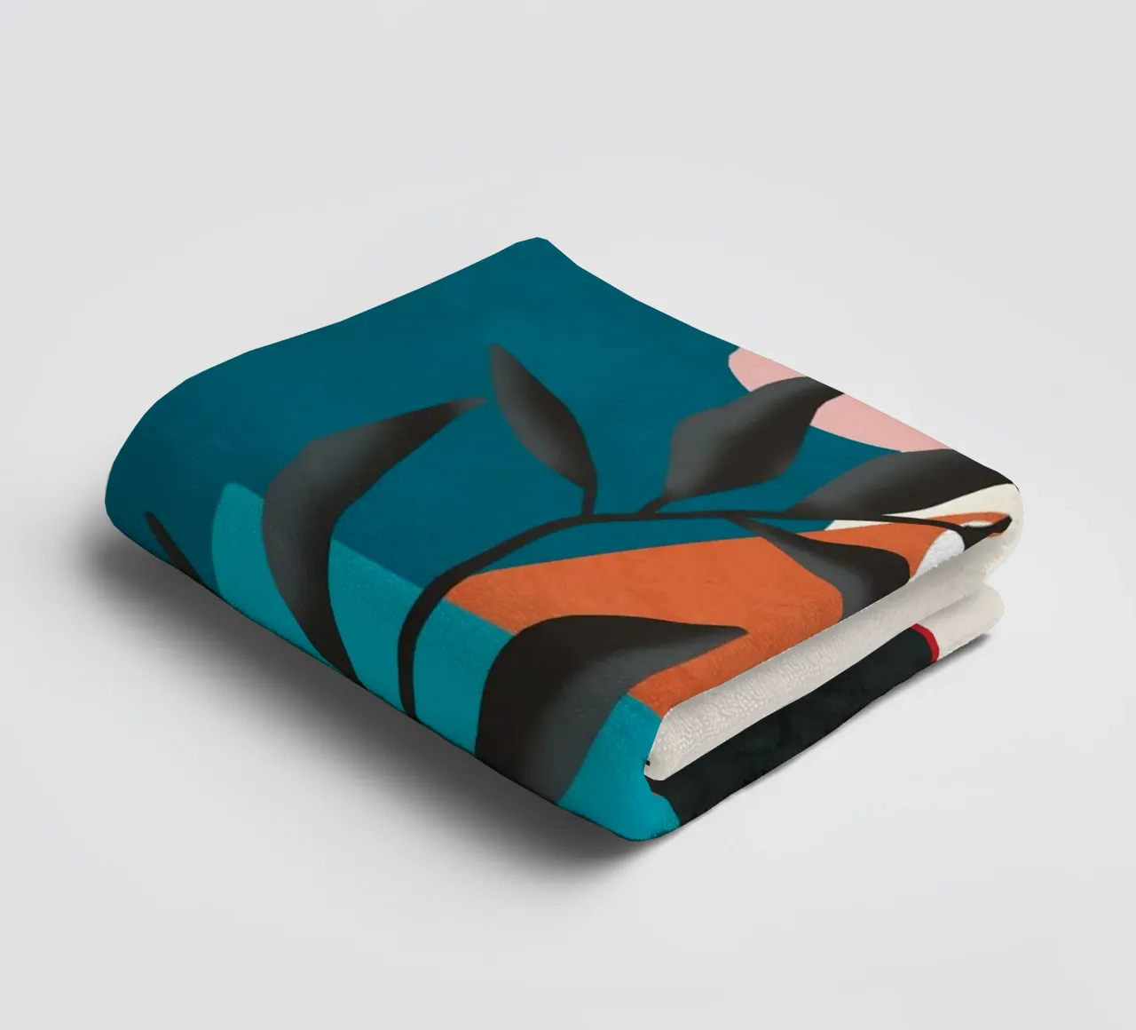 Abstract Minimal Shapes 53 badhanddoek van Flow Line