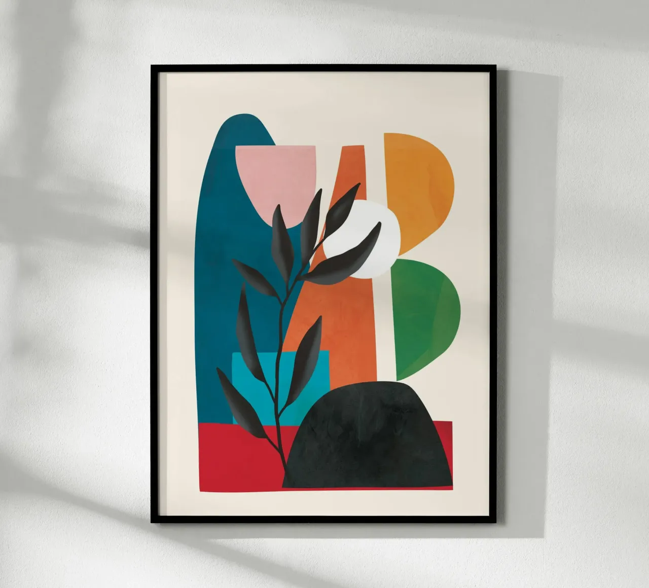 Abstract Minimal Shapes 53 carta hahnemühle da Flow Line