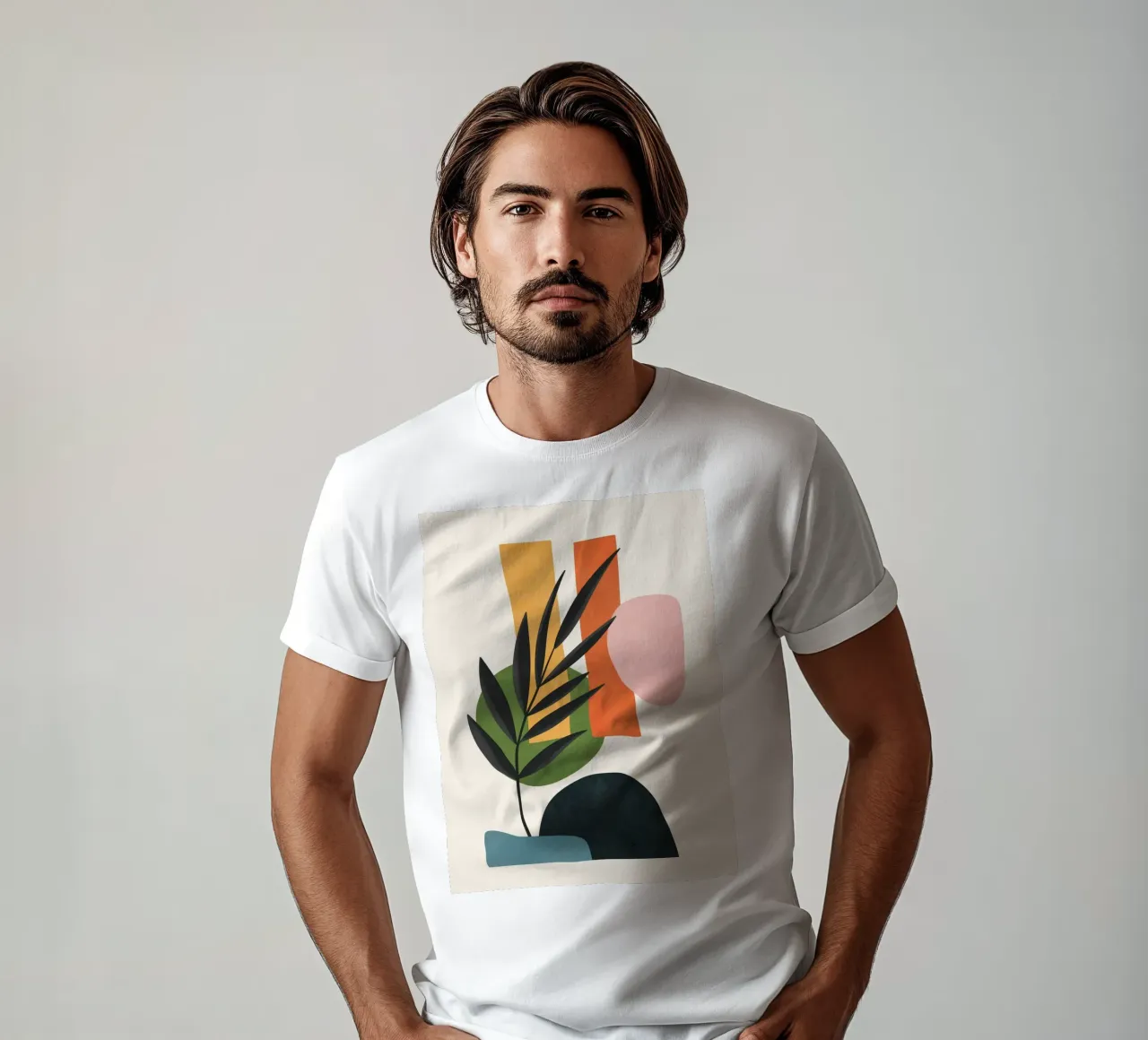 Abstract Minimal Shapes 55 t-shirt by Flow Line