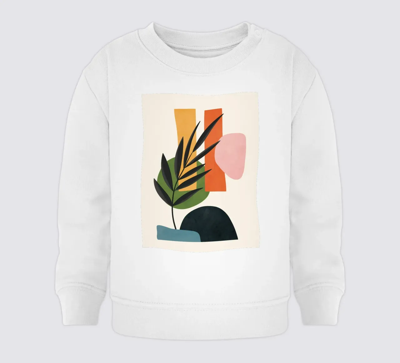 Abstract Minimal Shapes 55 felpa neonato da Flow Line