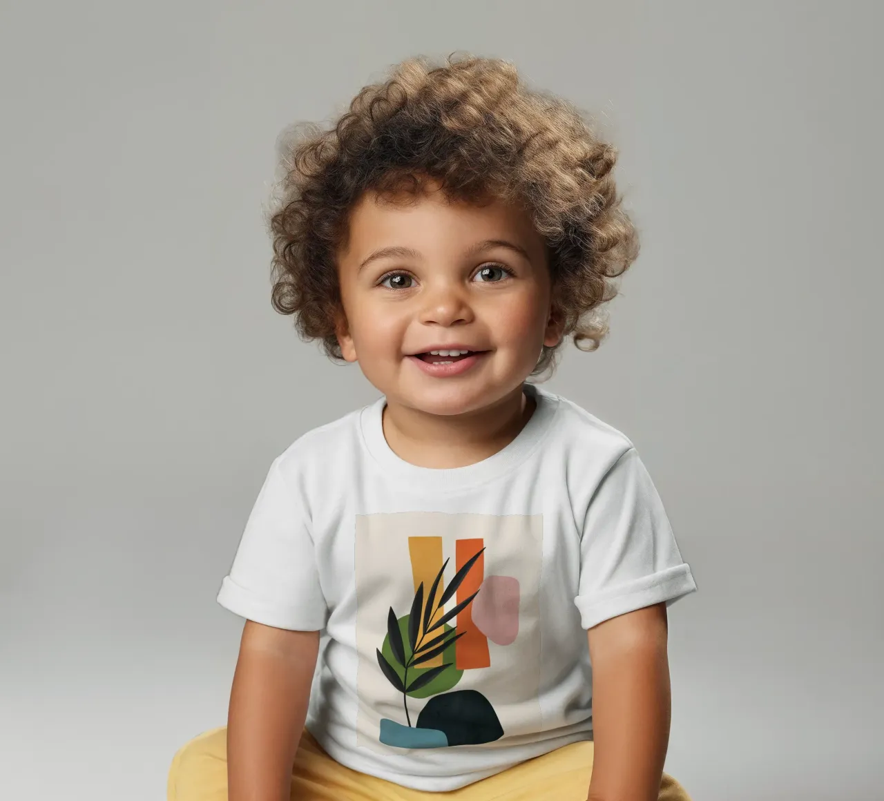 Abstract Minimal Shapes 55 camiseta de bebé de Flow Line