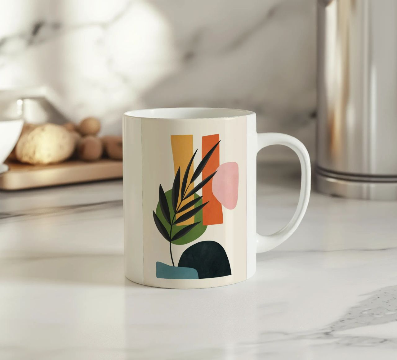 Abstract Minimal Shapes 55 tazza in ceramica da Flow Line