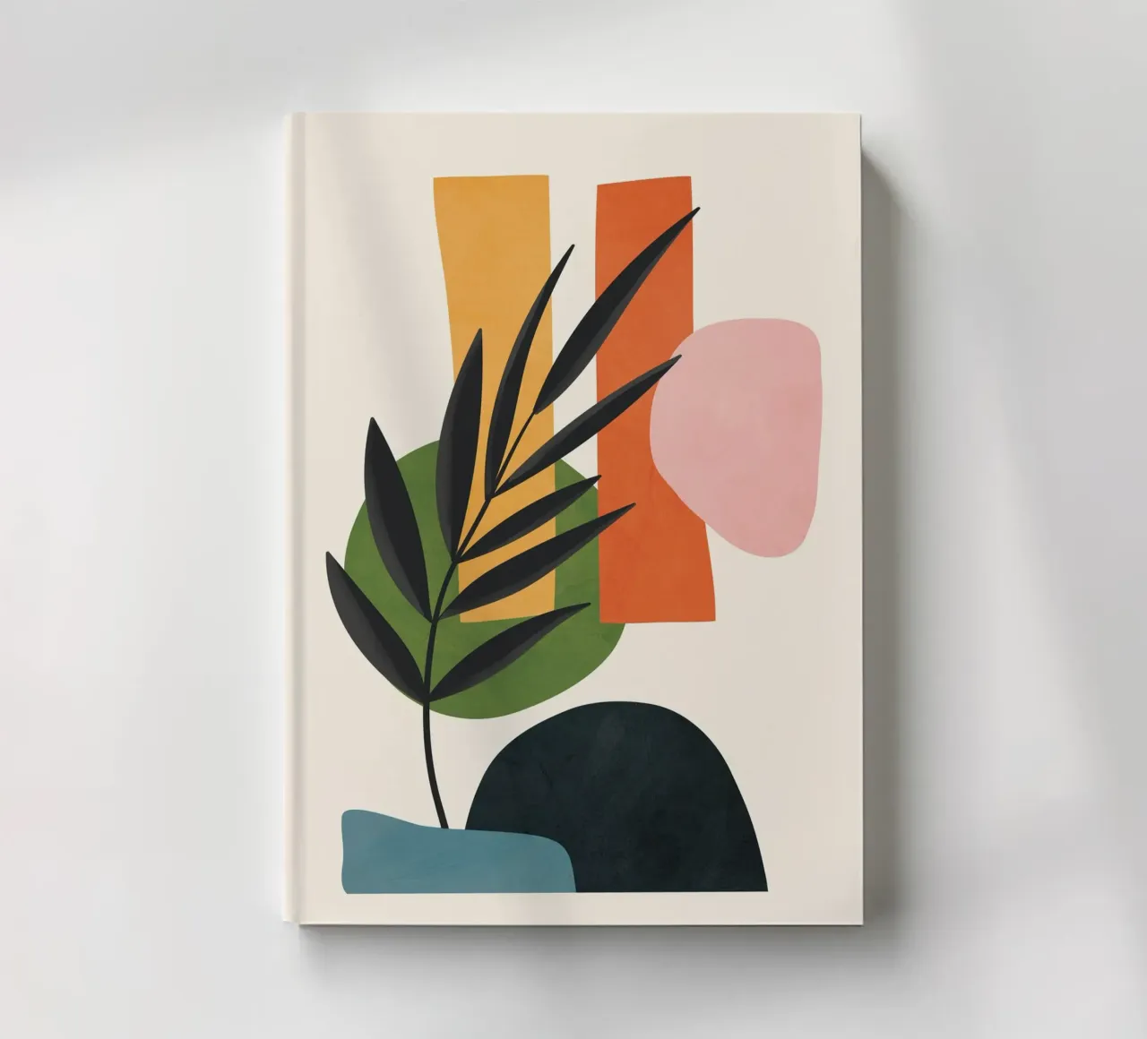 Abstract Minimal Shapes 55 Notizbuch von Flow Line