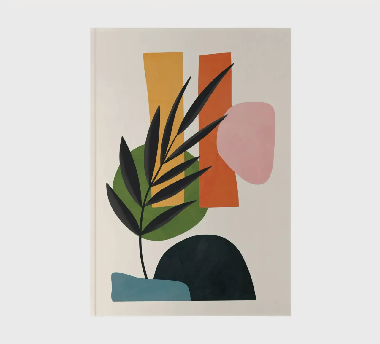 Abstract Minimal Shapes 55 notitieboek van Flow Line