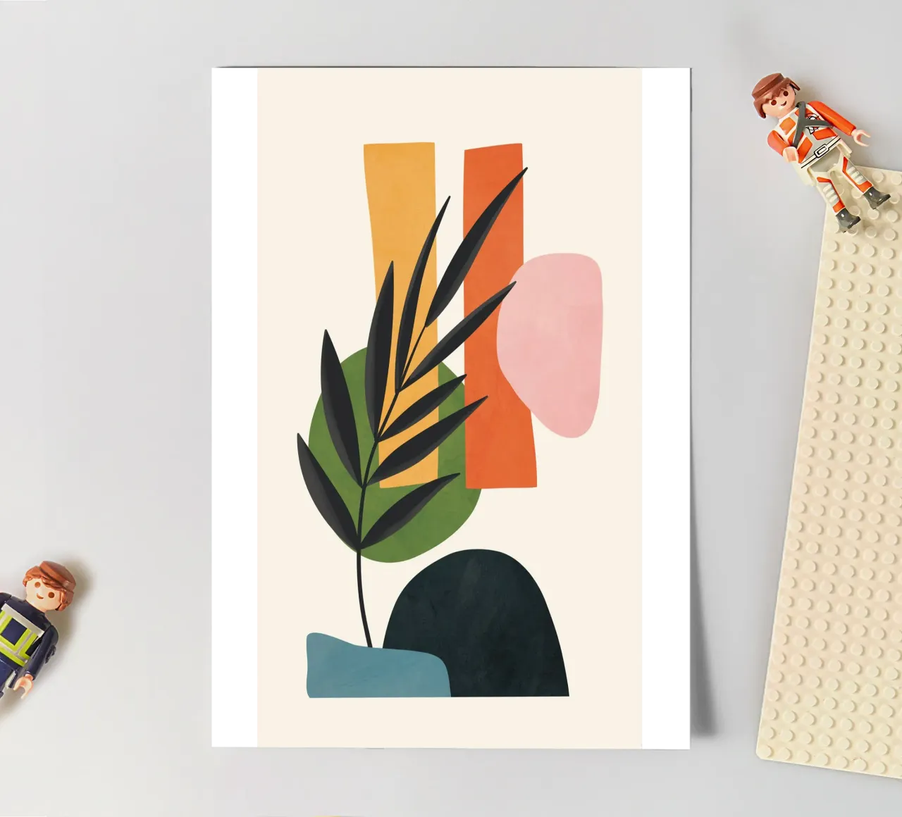 Abstract Minimal Shapes 55 foglio adesivo da Flow Line