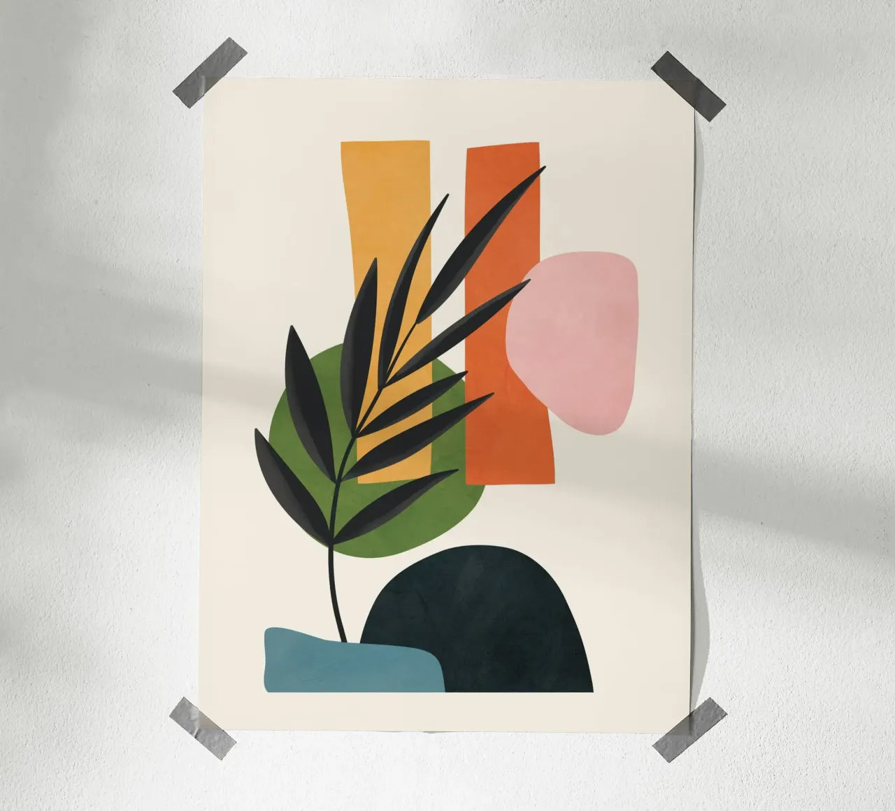 Abstract Minimal Shapes 55 poster da Flow Line