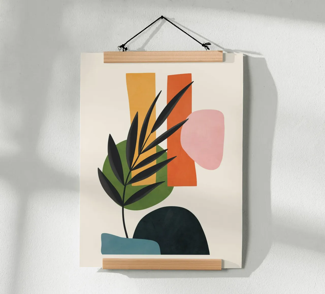 Abstract Minimal Shapes 55 poster da Flow Line