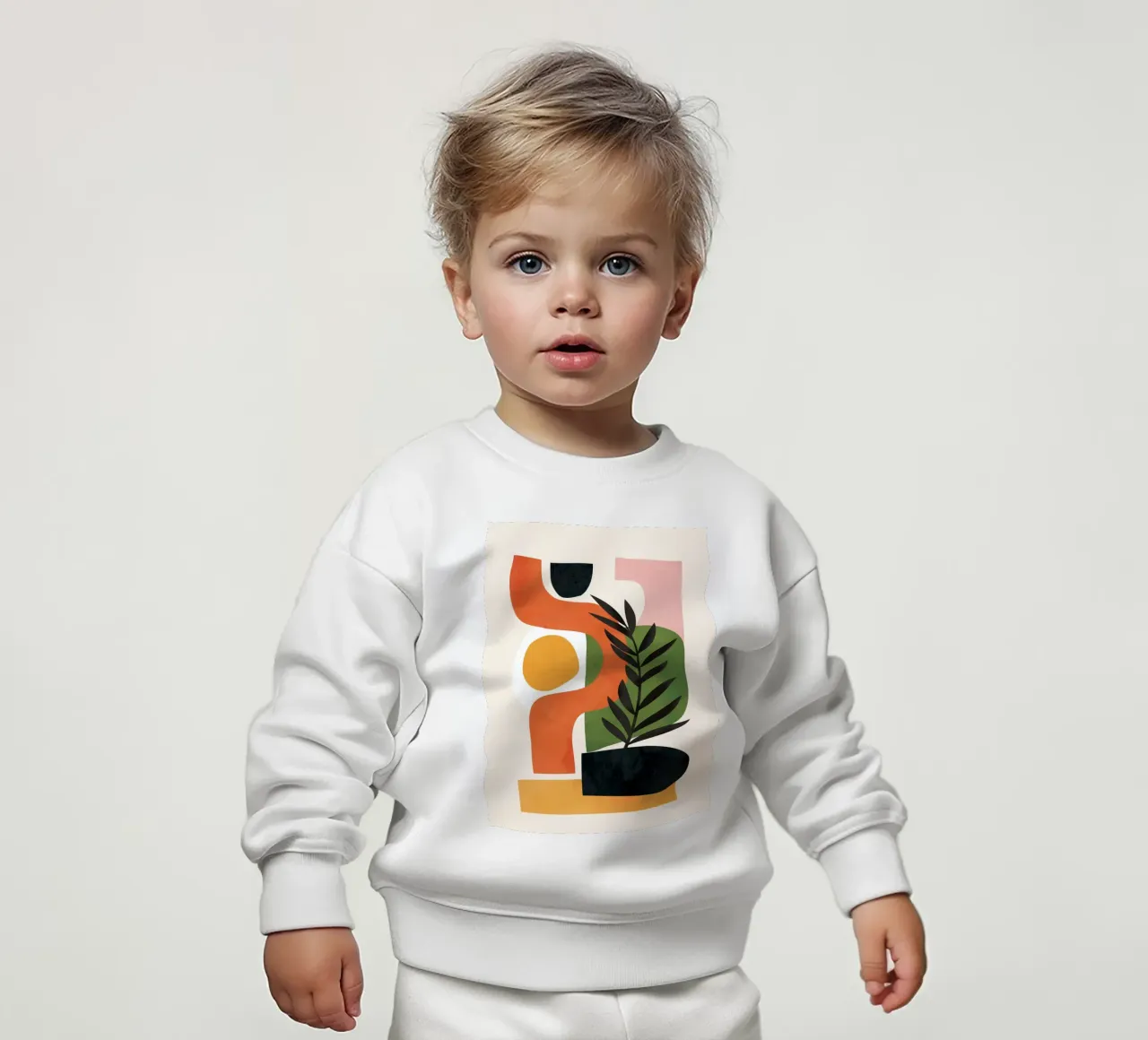 Abstract Minimal Shapes 56 felpa neonato da Flow Line