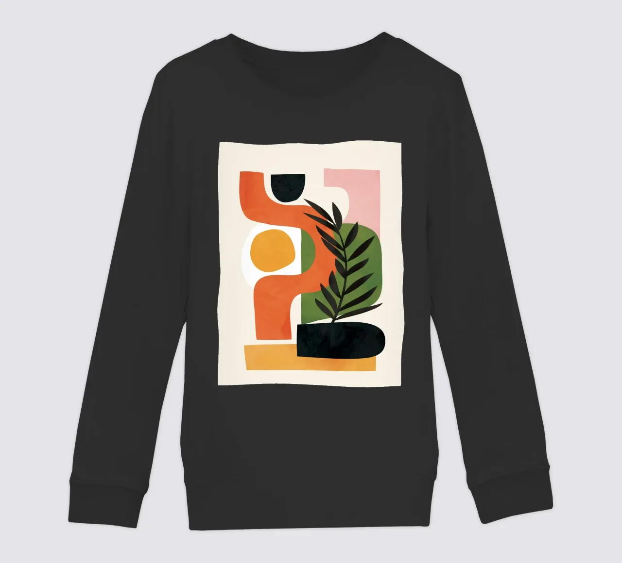 Abstract Minimal Shapes 56 felpa bambino da Flow Line