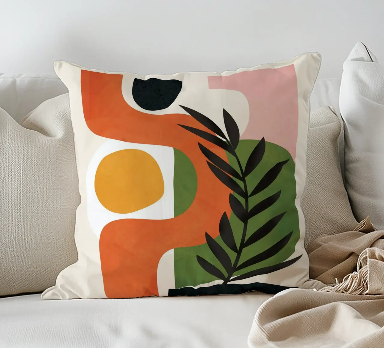 Abstract Minimal Shapes 56 cuscino da Flow Line