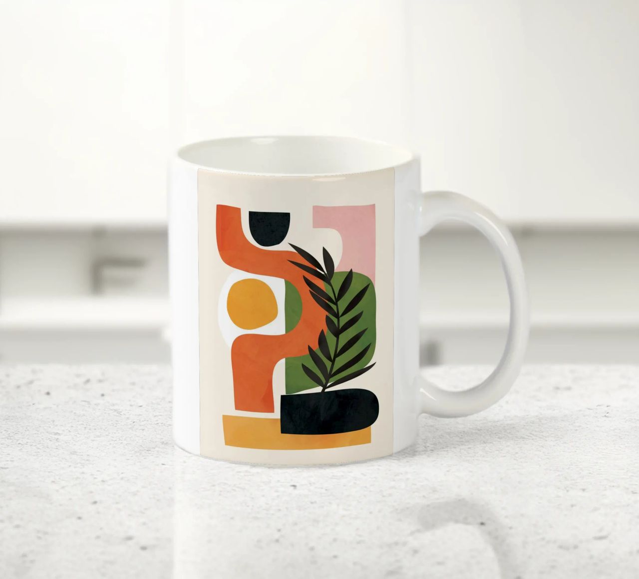 Abstract Minimal Shapes 56 tazza in ceramica da Flow Line