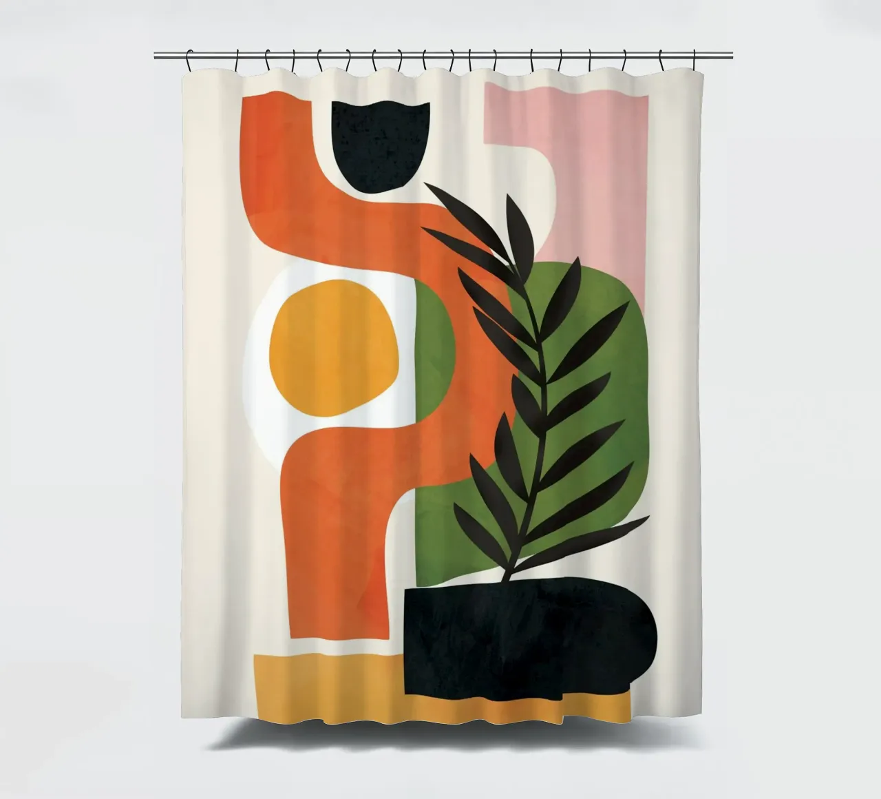 Abstract Minimal Shapes 56 tenda da doccia da Flow Line