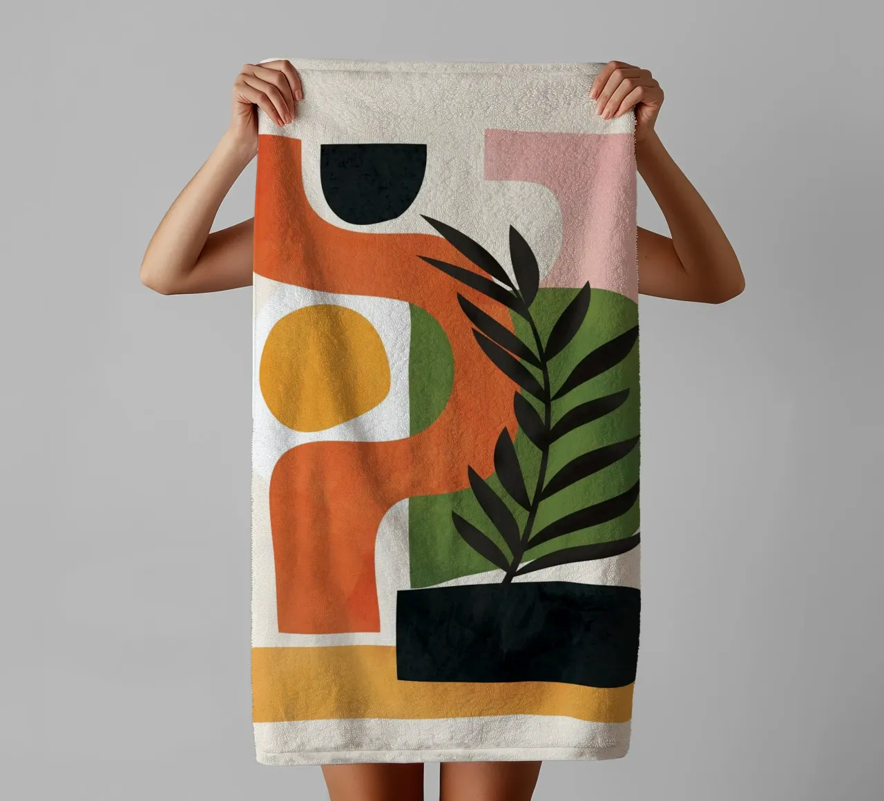 Abstract Minimal Shapes 56 Handtuch von Flow Line