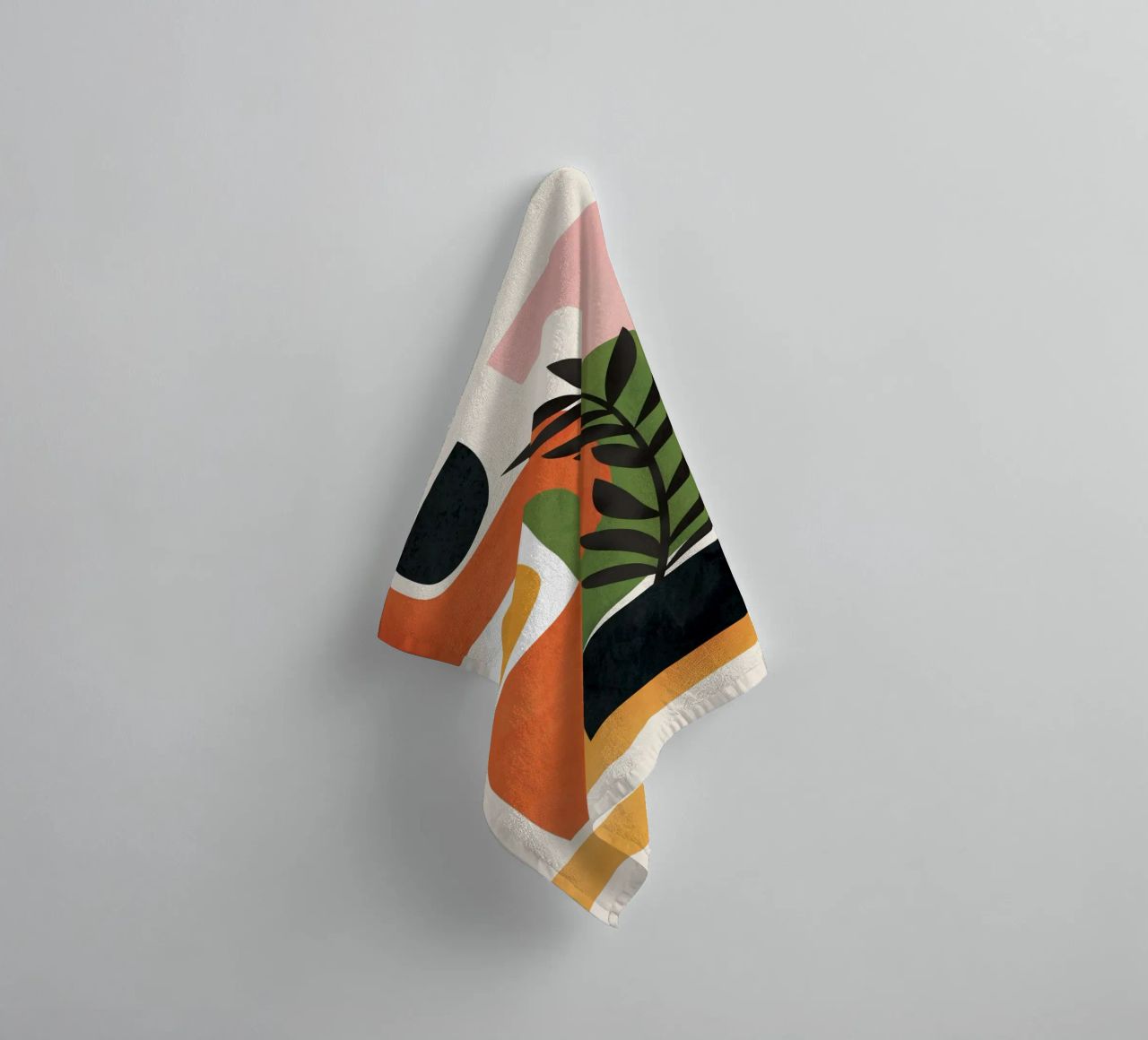 Abstract Minimal Shapes 56 asciugamano da bagno da Flow Line
