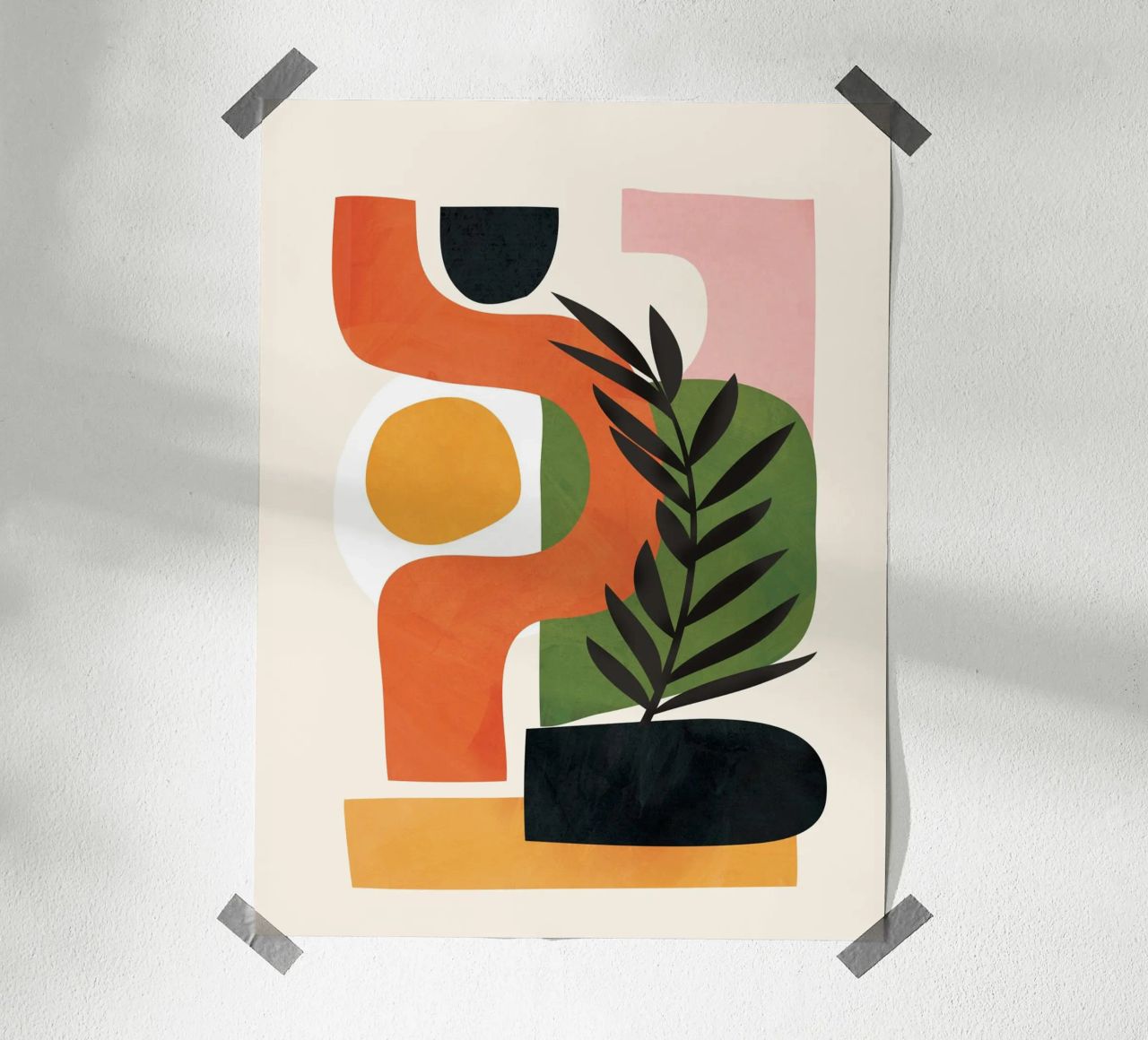 Abstract Minimal Shapes 56 poster de Flow Line