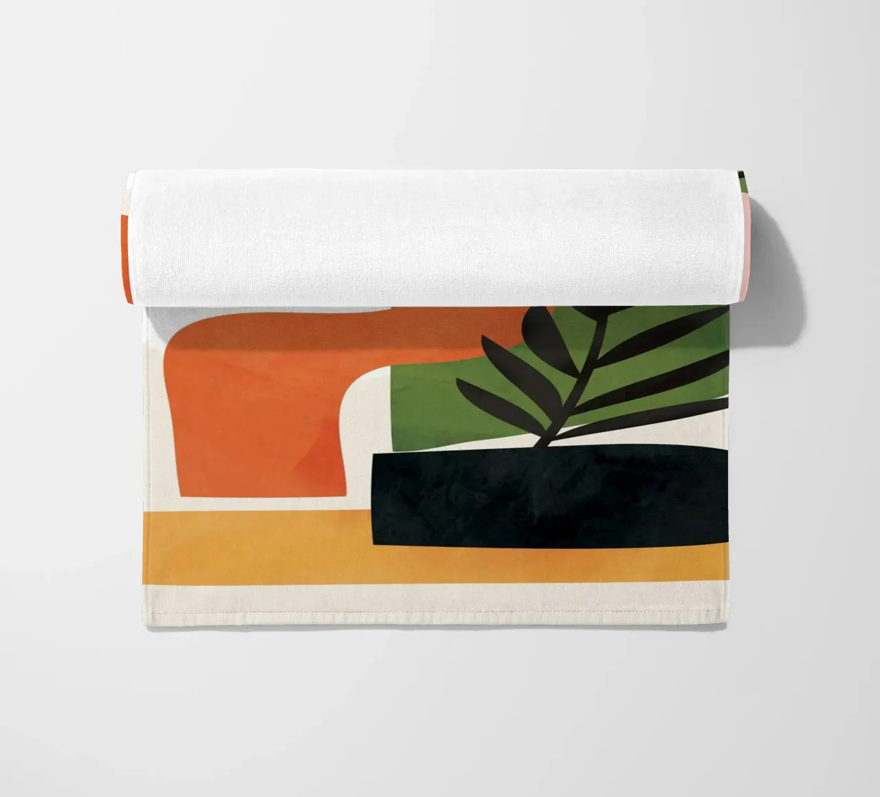 Abstract Minimal Shapes 56 toalla de playa de Flow Line