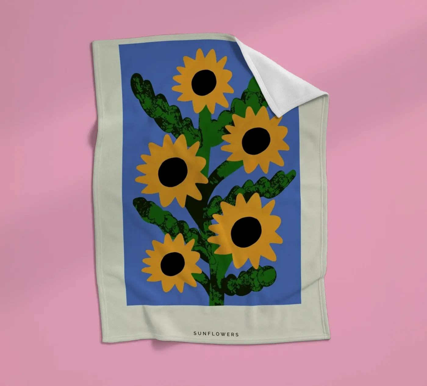 Sunflowers Fleecedecke von Studio One