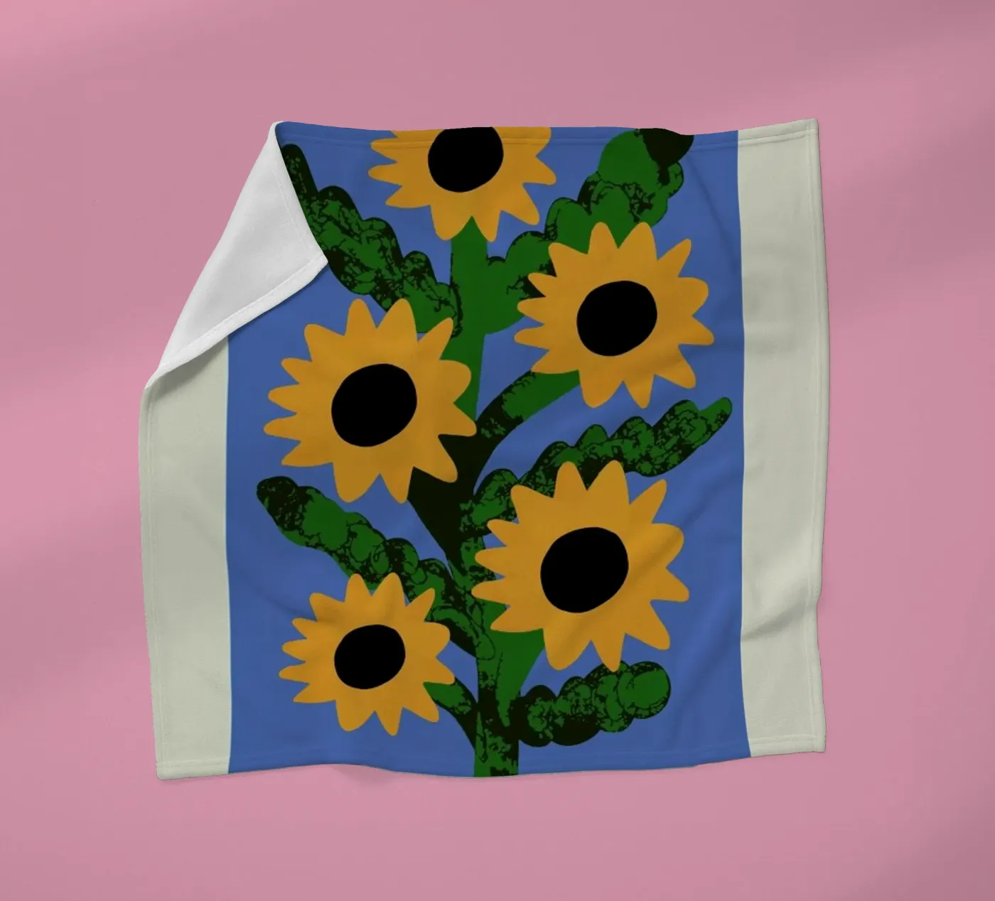 Sunflowers Fleecedecke von Studio One