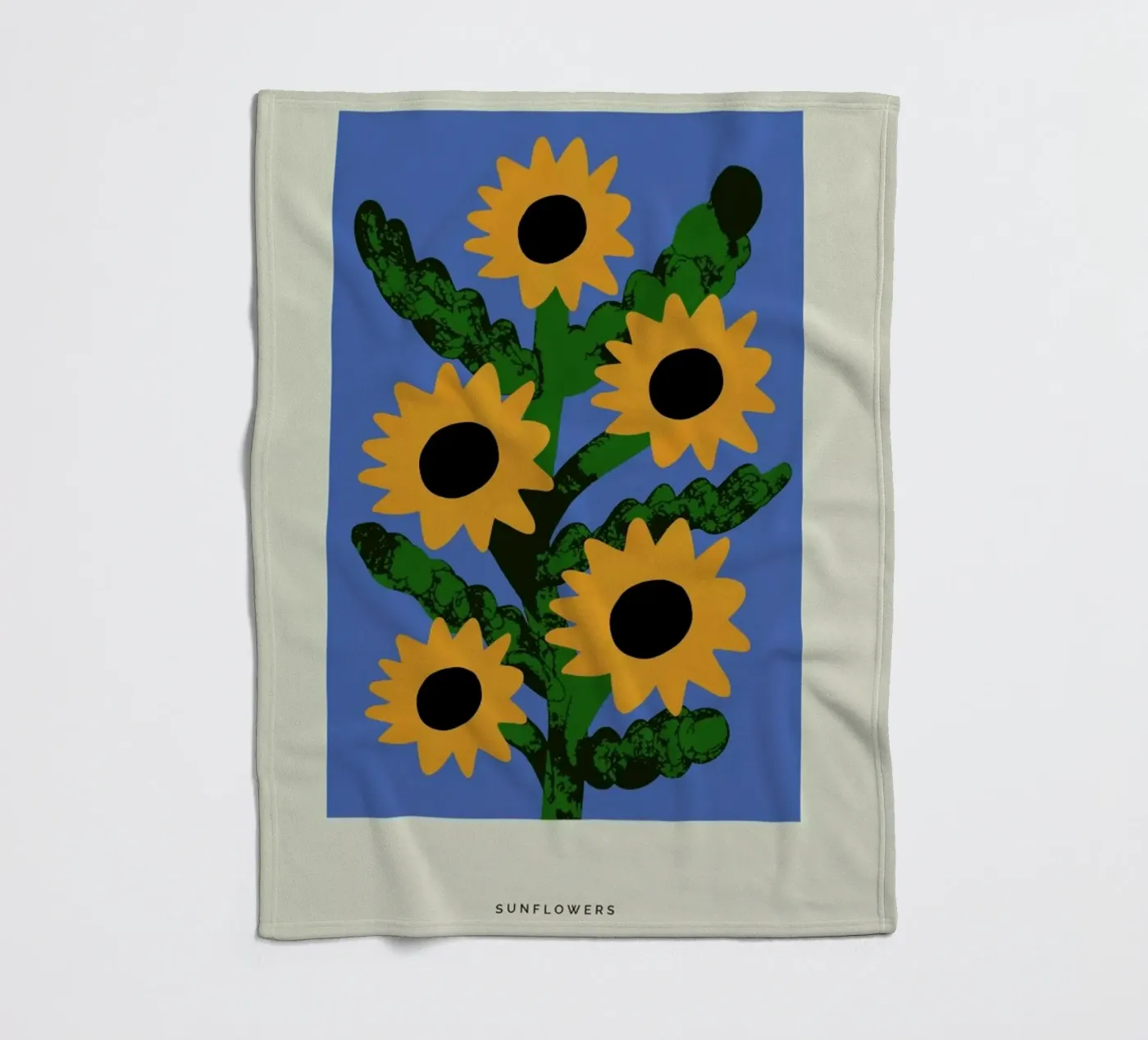 Sunflowers Fleecedecke von Studio One