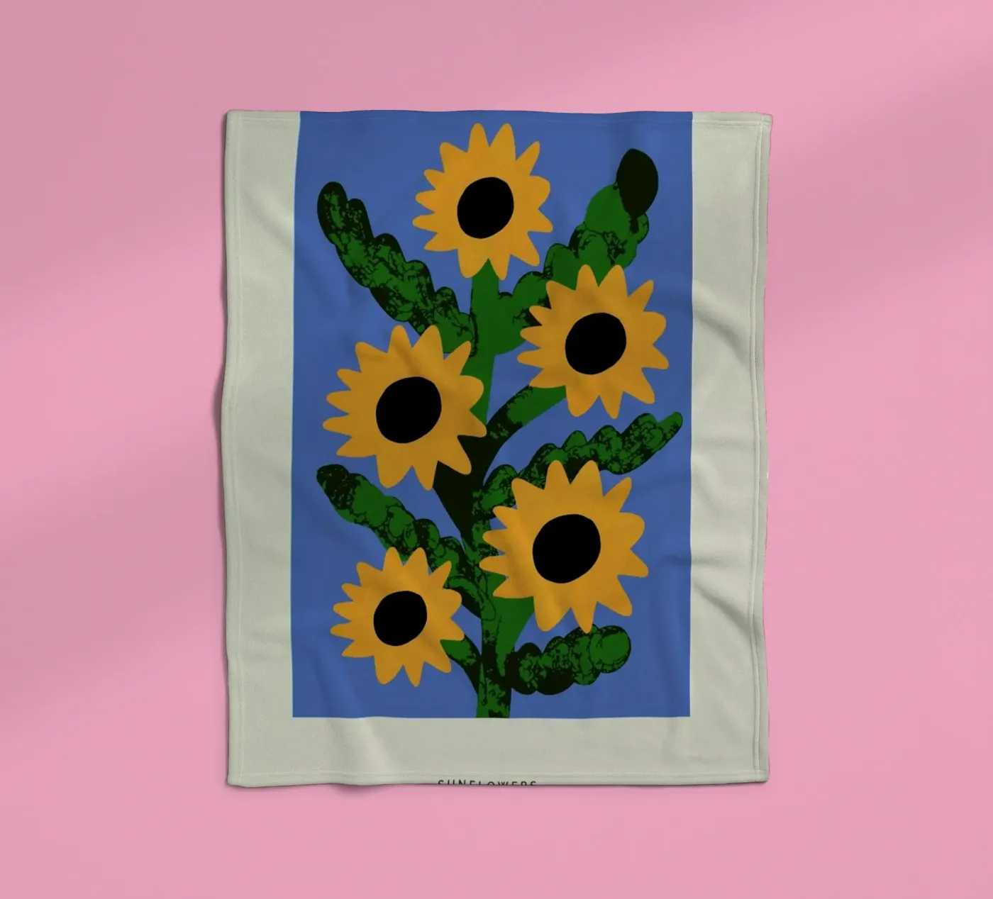 Sunflowers Fleecedecke von Studio One