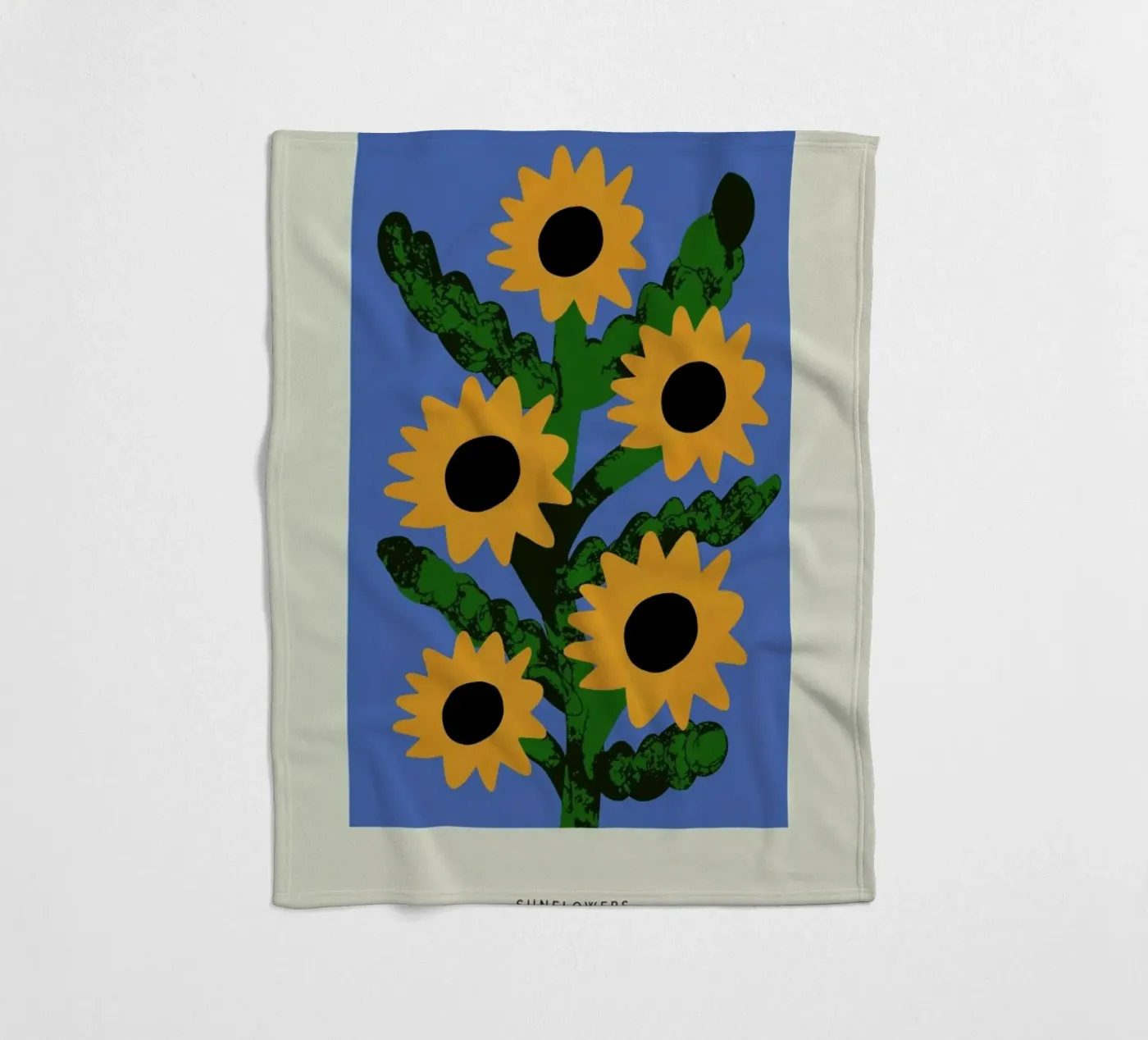 Sunflowers Fleecedecke von Studio One