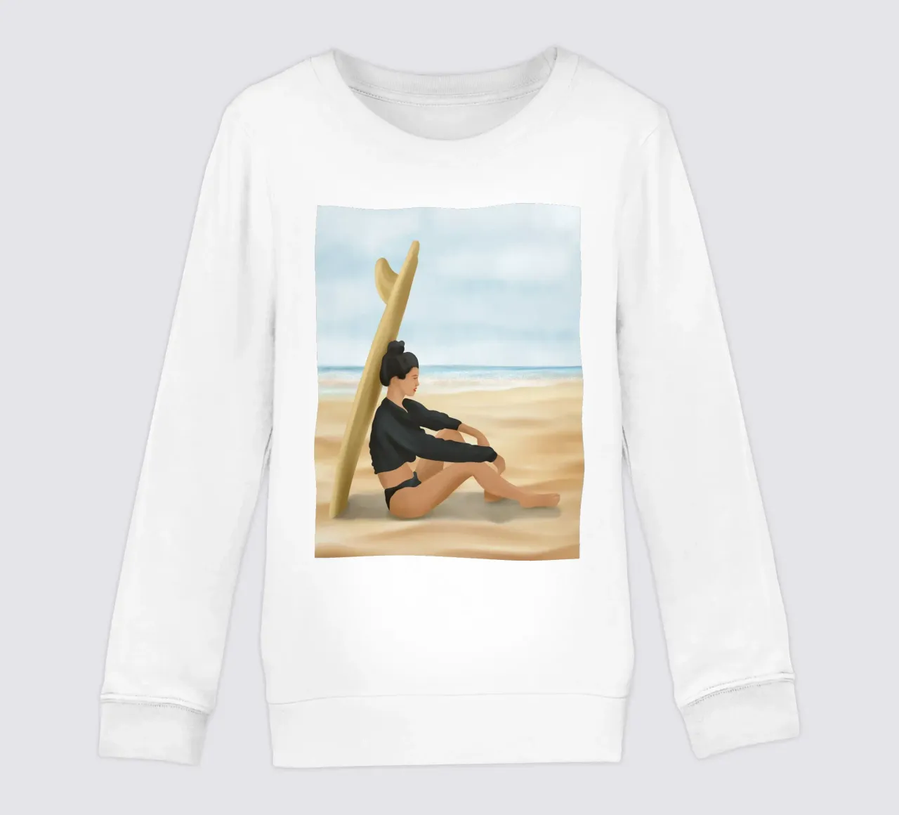 Surfboard Shade felpa bambino da Flow Line