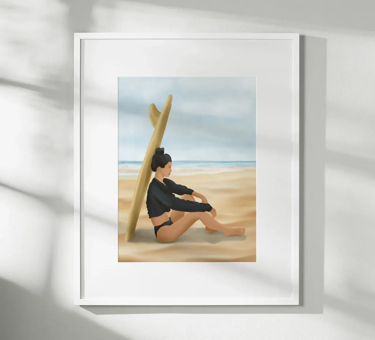 Surfboard Shade carta hahnemühle da Flow Line