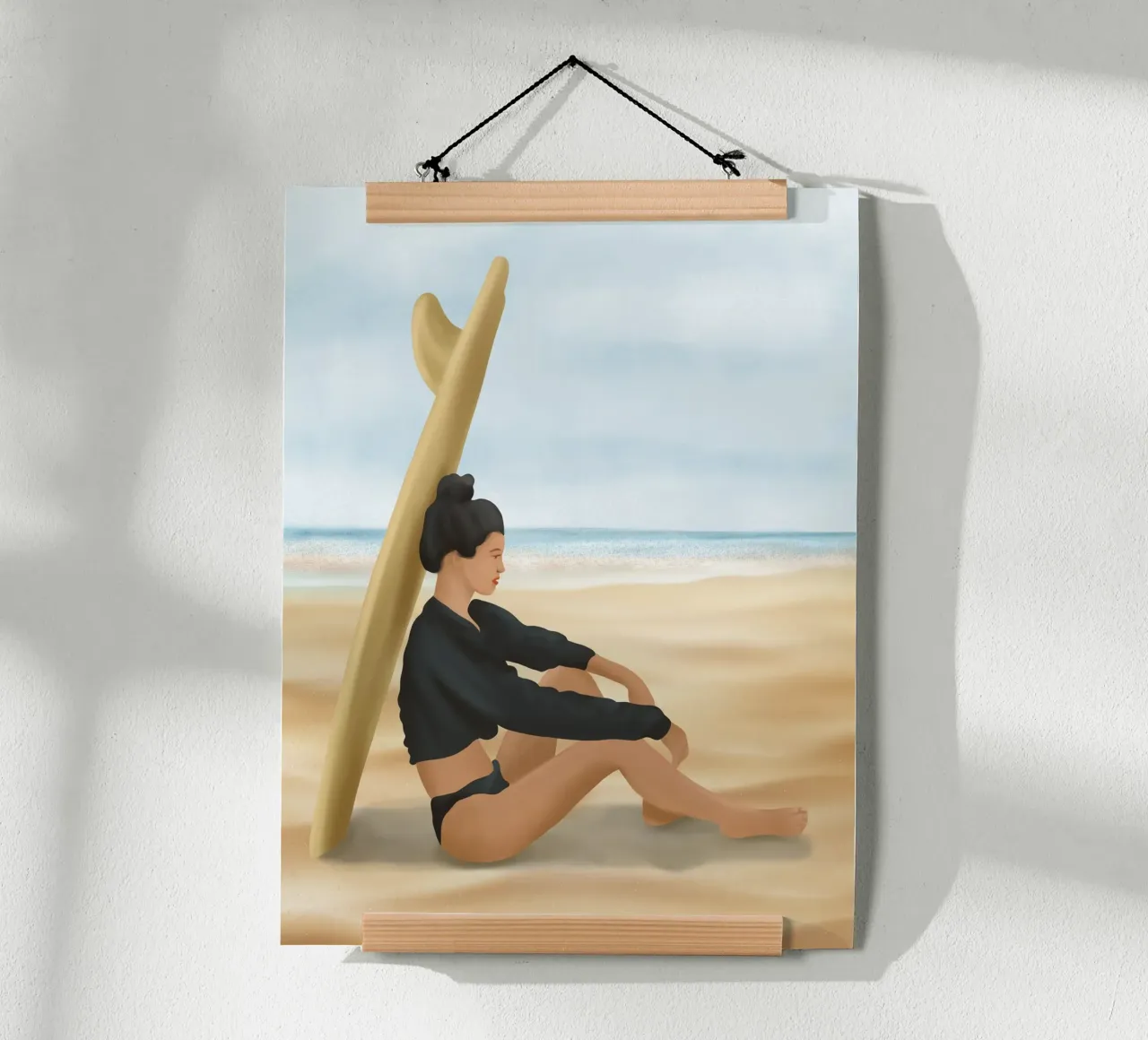 Surfboard Shade carta hahnemühle da Flow Line