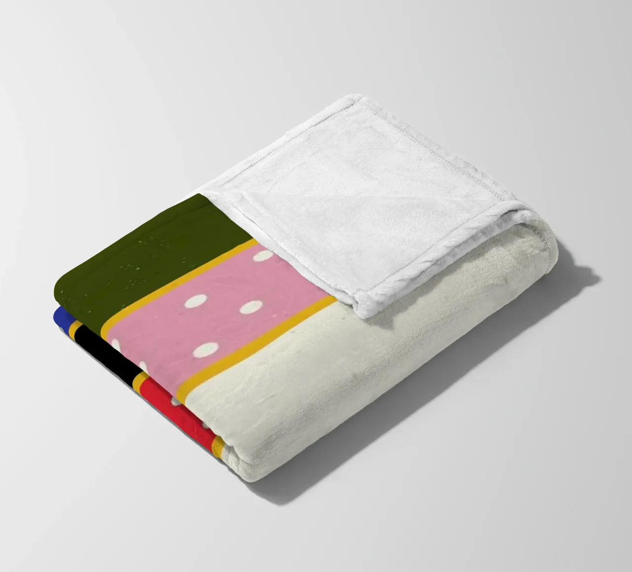 Pile Of Prezzies fleece blanket by daylight design studio