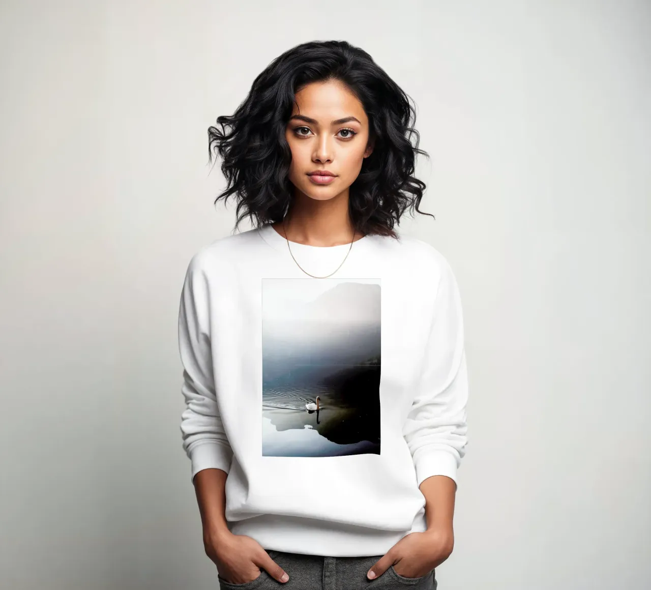 The Swan Sweatshirt von METROPOLIS