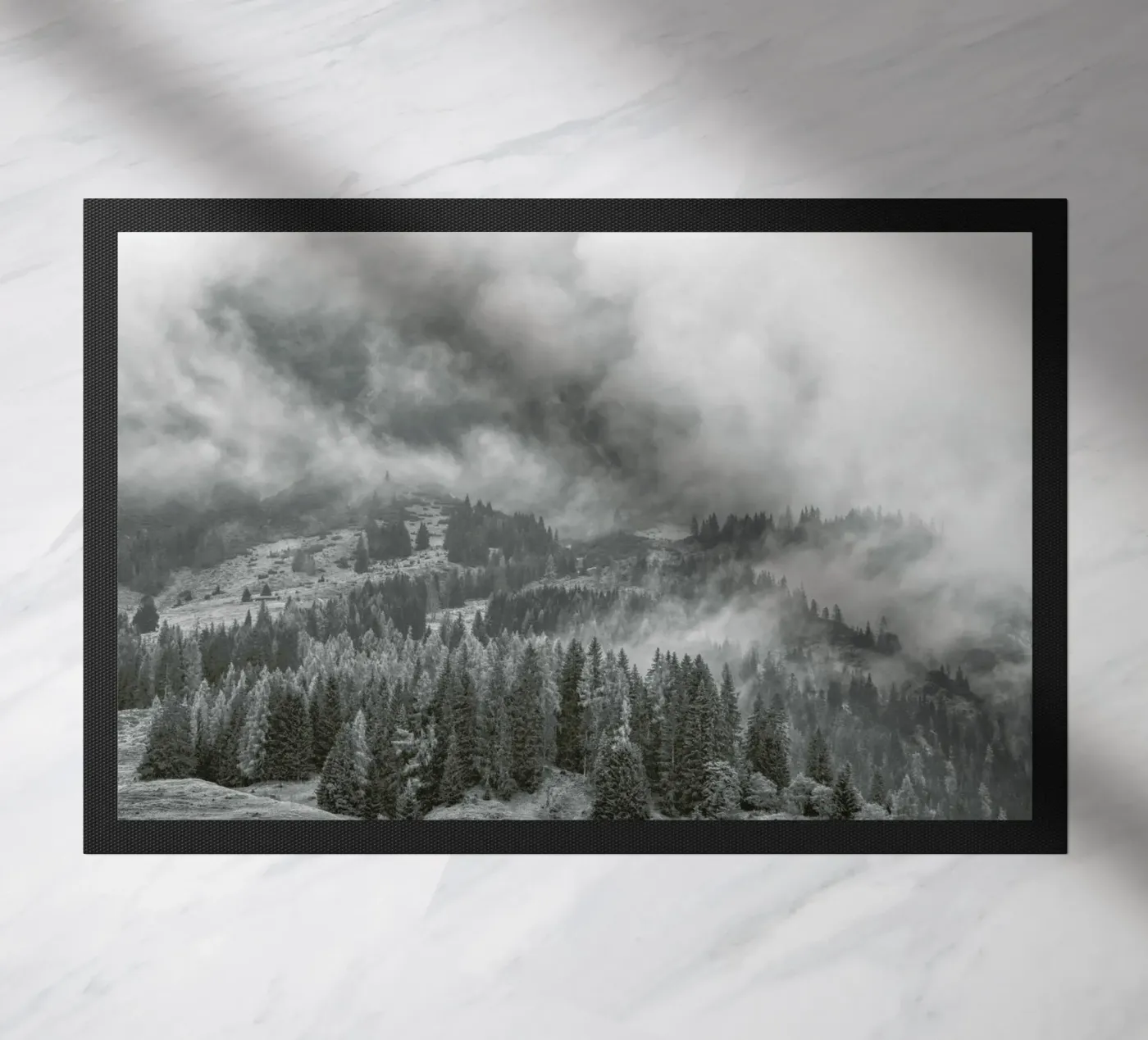 Clouds Forming 2 doormat by Nur Mut