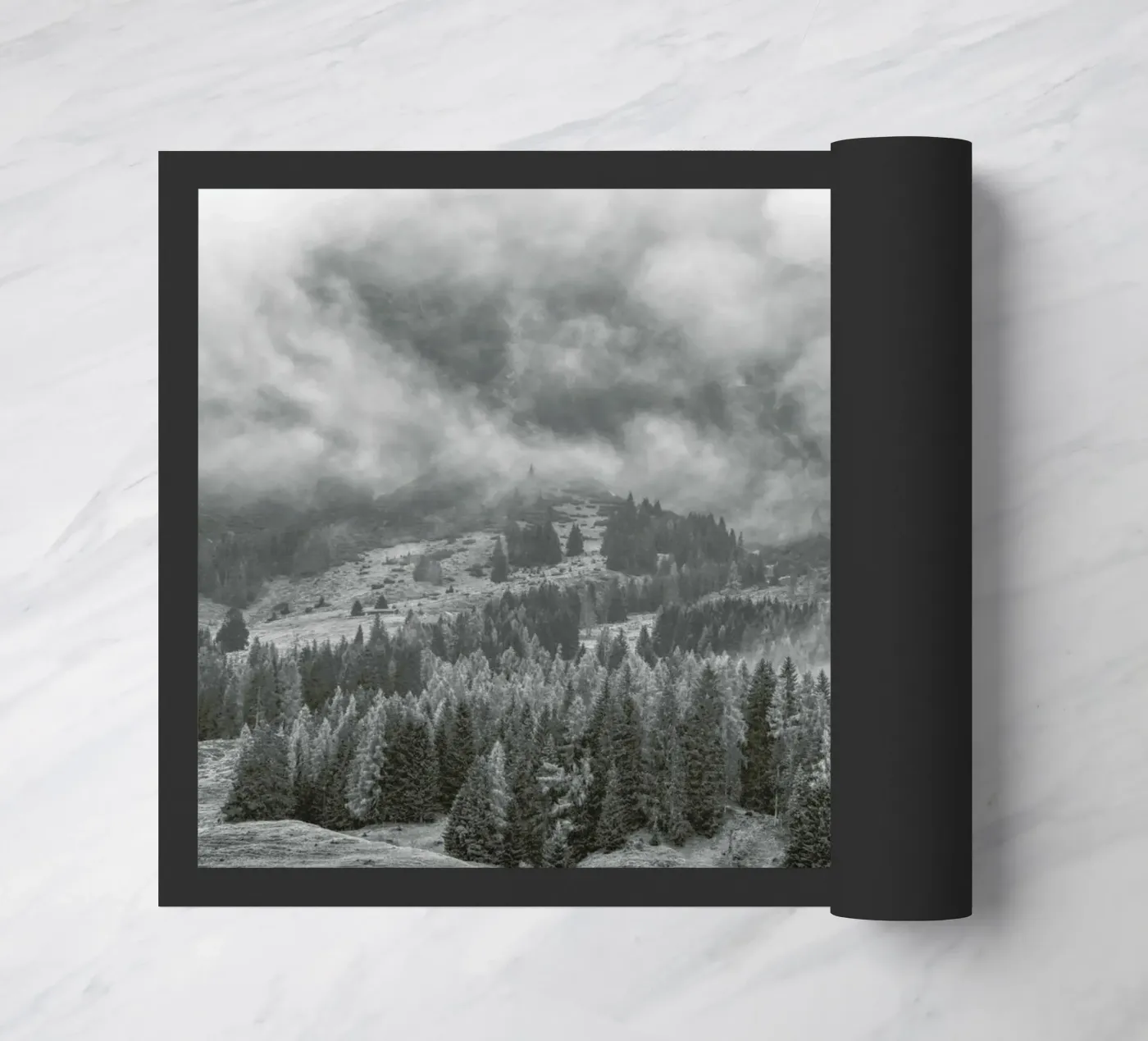 Clouds Forming 2 doormat by Nur Mut