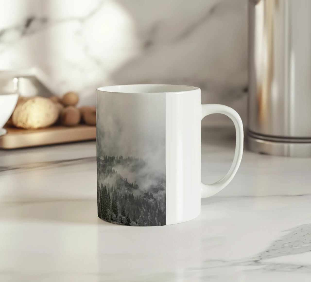 Clouds Forming 2 tazza in ceramica da Nur Mut