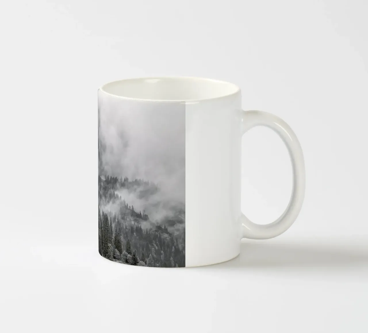 Clouds Forming 2 ceramic mug by Nur Mut