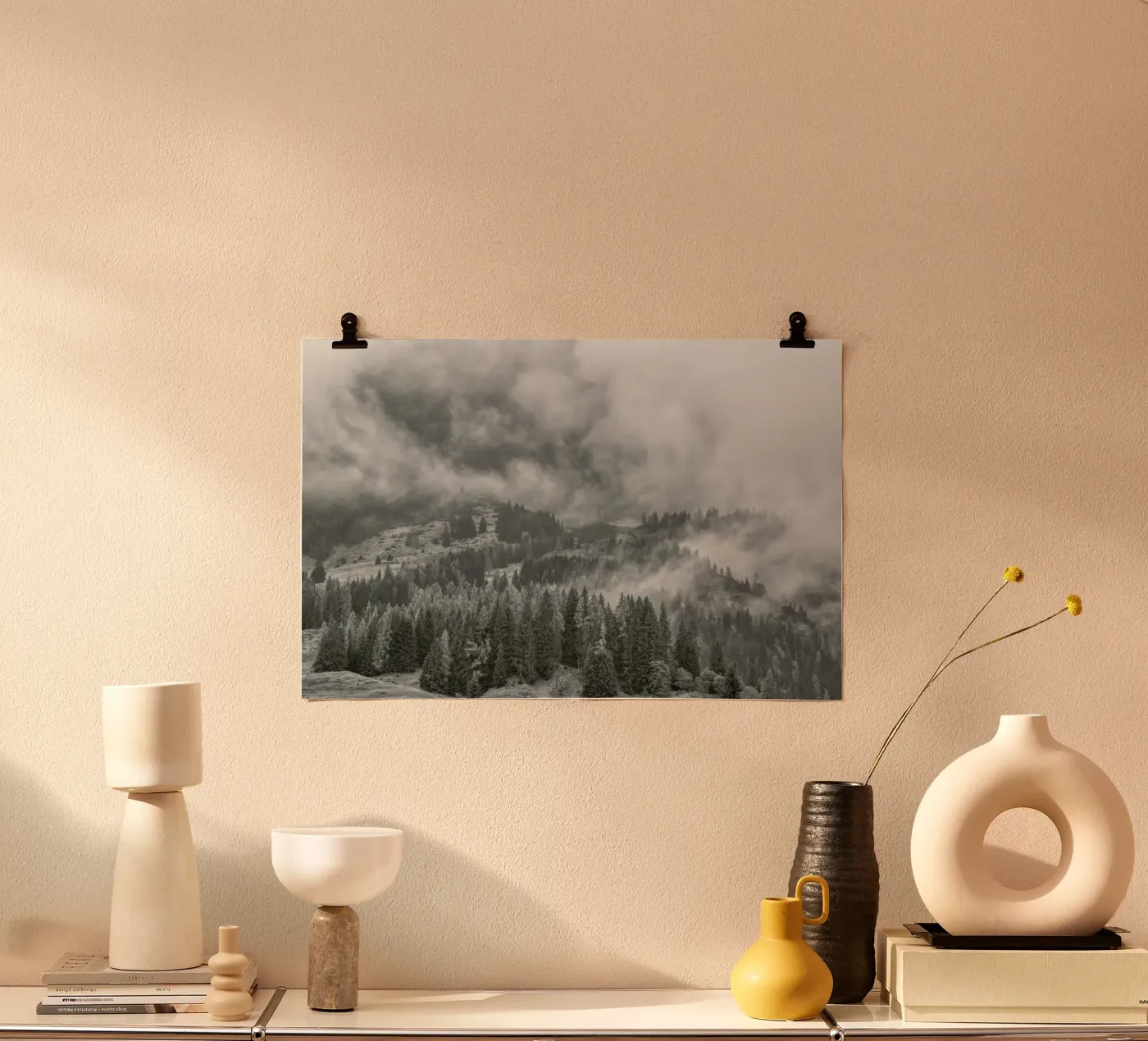 Clouds Forming 2 poster by Nur Mut