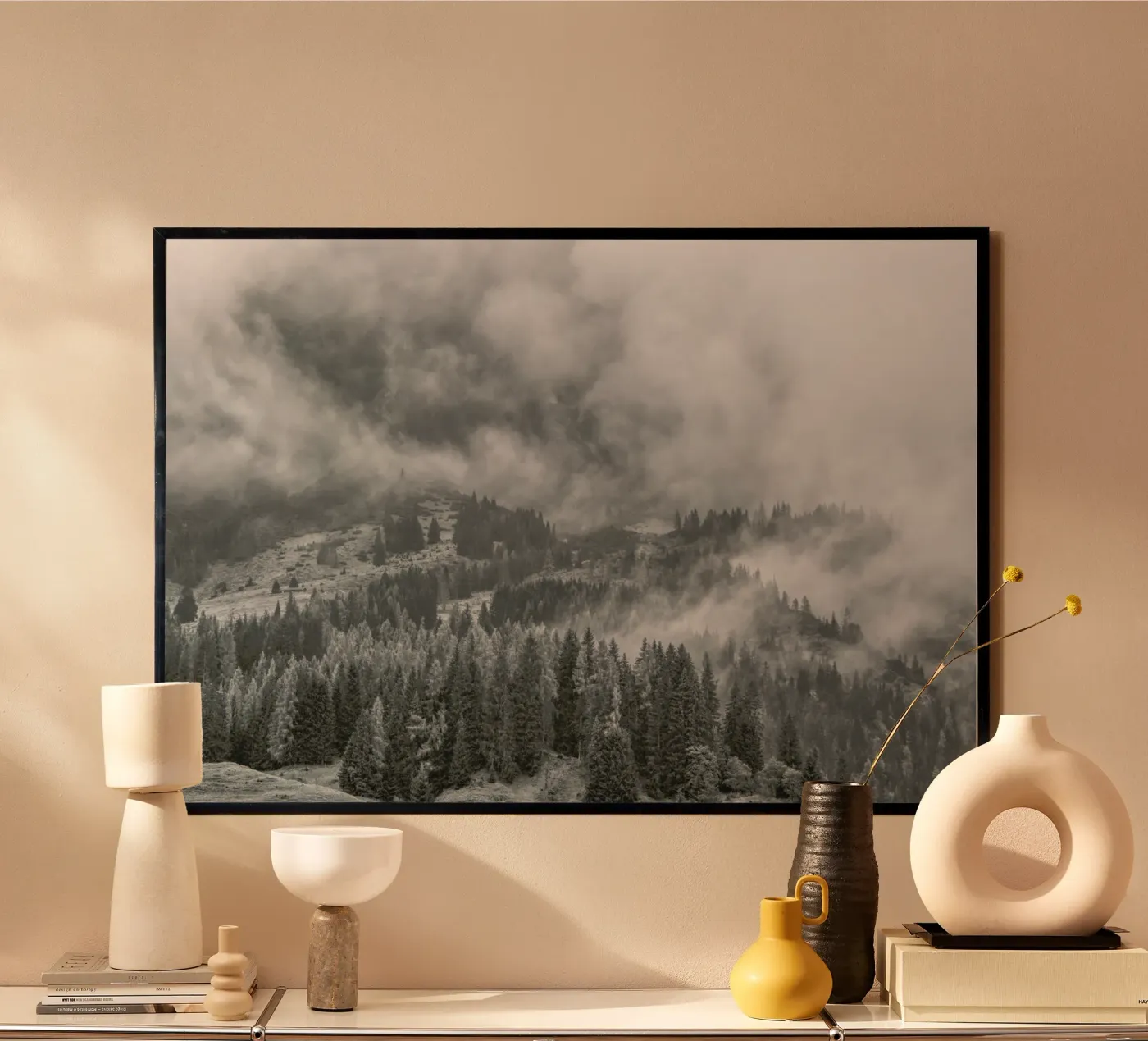 Clouds Forming 2 poster by Nur Mut