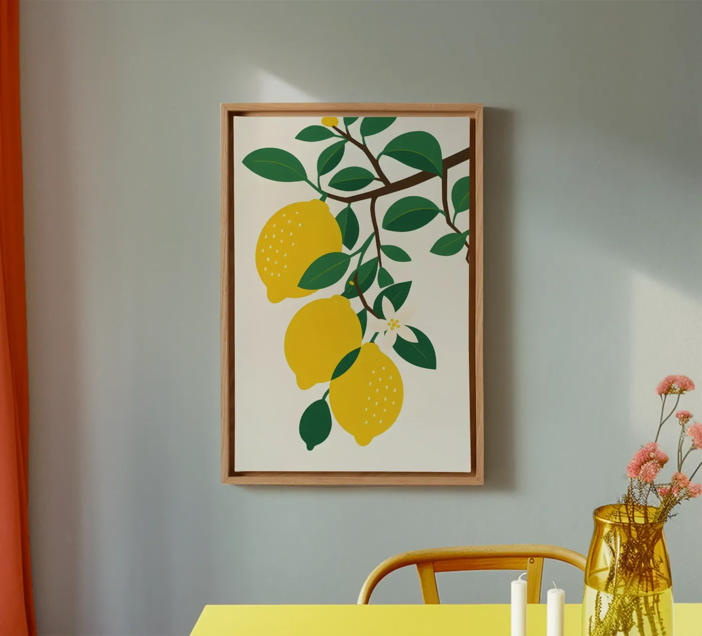 Lemon Tree canvas by Aquarevo