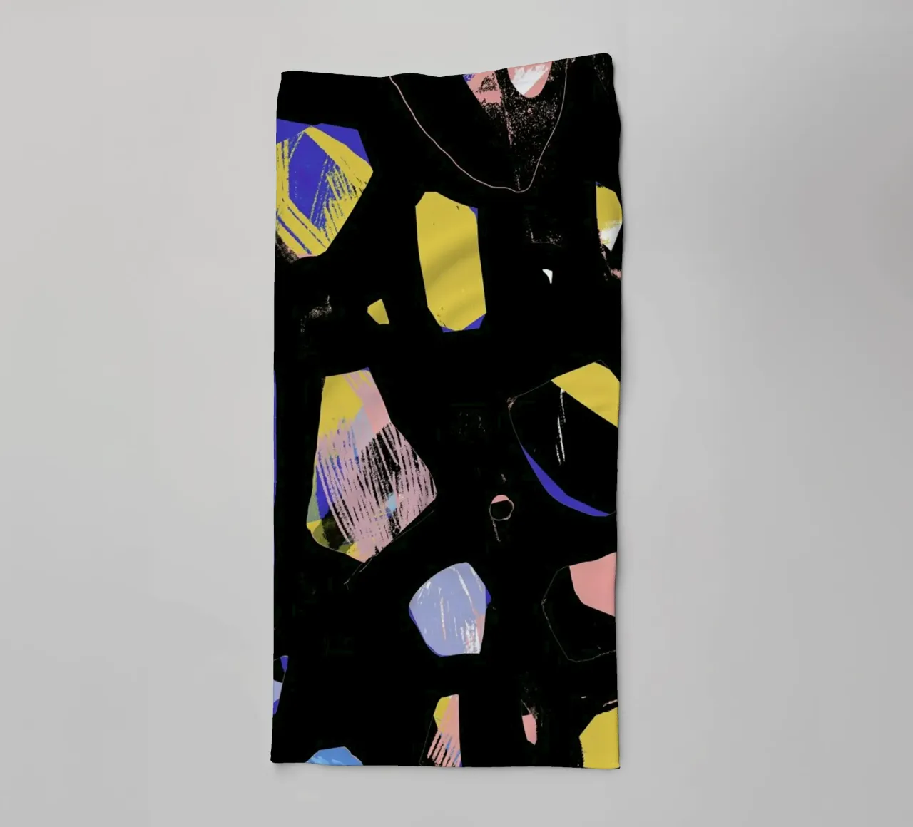 Rocks In Black towel by Jilli Darling Art