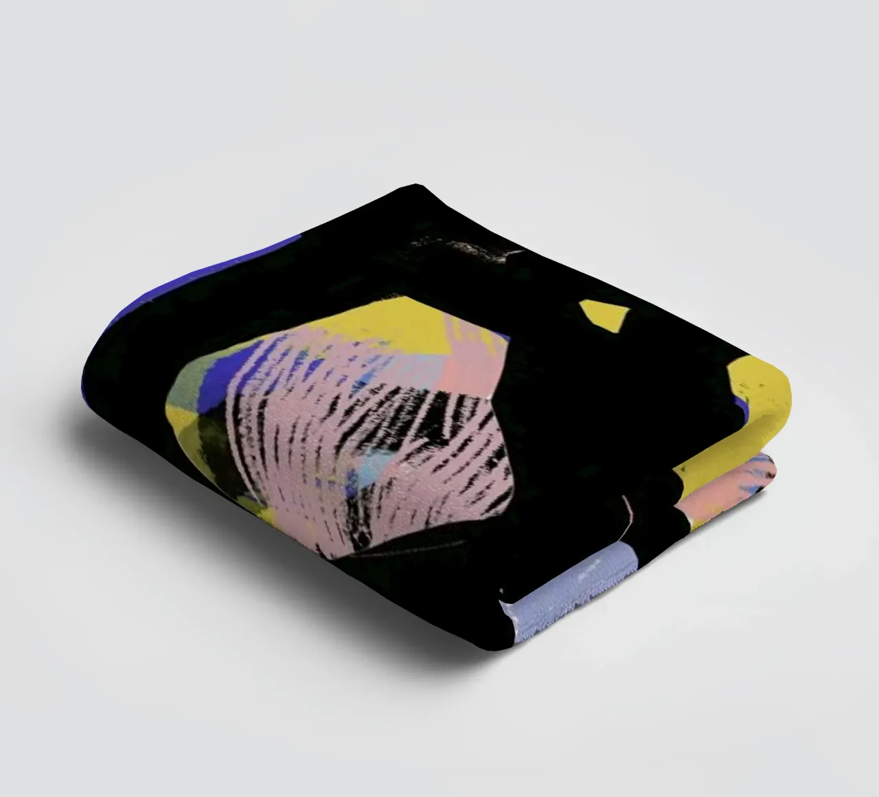 Rocks In Black towel by Jilli Darling Art