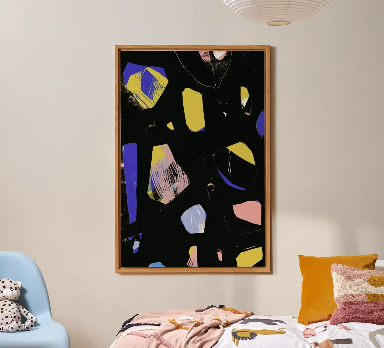 Rocks In Black alu-dibond by Jilli Darling Art